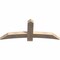 Ekena Millwork Bellingham Smooth Timber Gable Bracket, Douglas Fir, 60"W x 25"H x 3 1/2"D x 5 1/2"F, 10/12 Pitch GBW060X25X0406BEL00SDF - alternate 4